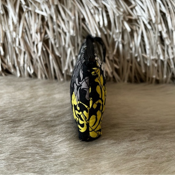 VERA BRADLEY Baroque 2010 Long Lined Zipper Top Travel Cosmetic Case Pencil Y2K - Picture 5 of 10